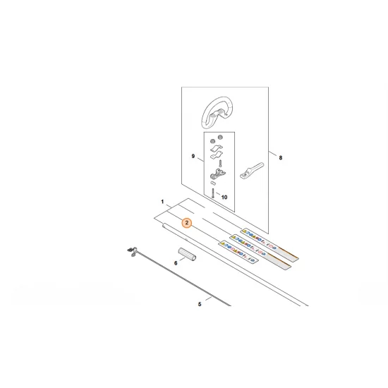 STIHL  Tabliczka ostrzegawcza 0000 967 7425